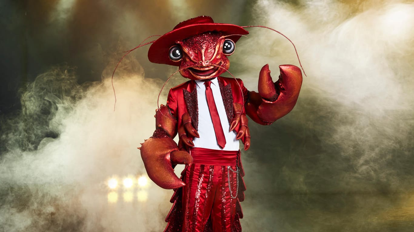 "The Masked Singer": Das Kostüm des Hummers wiegt zwölf Kilo.