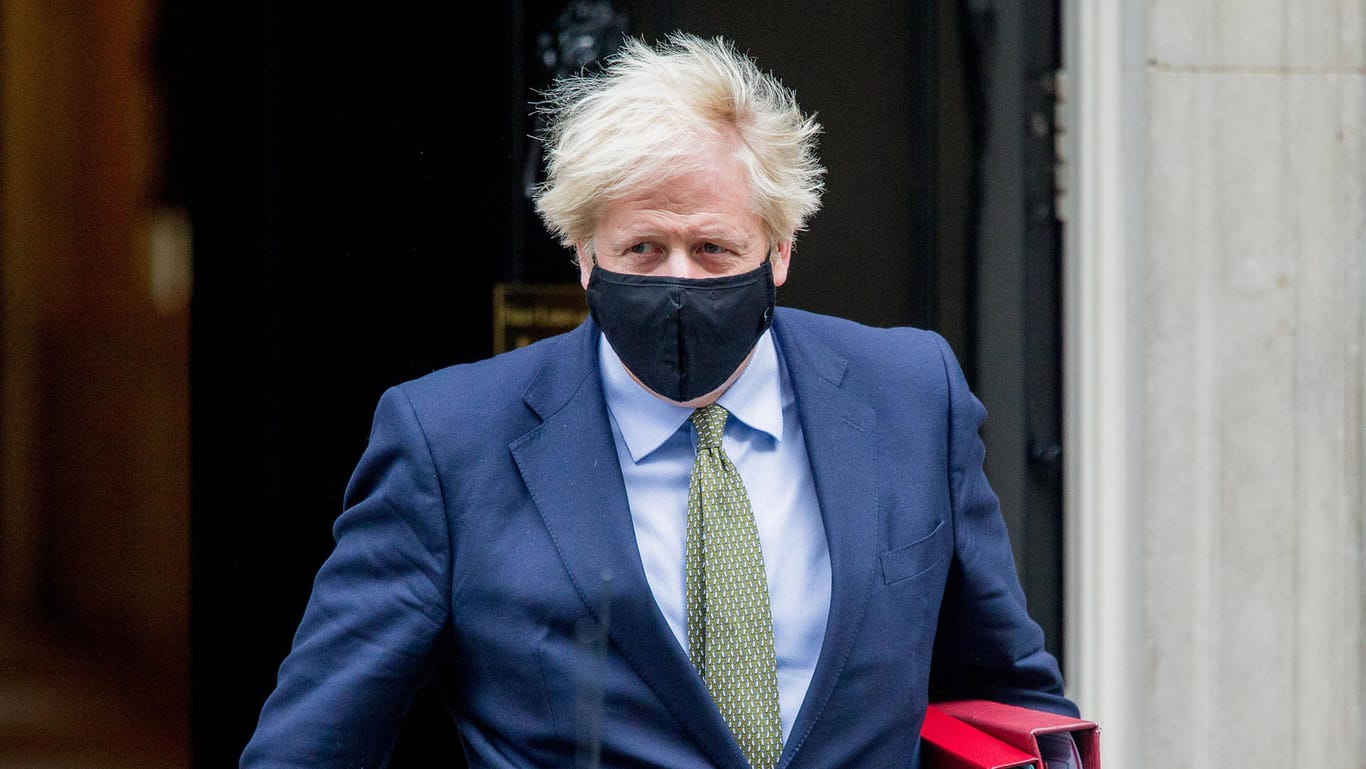 Boris Johnson verlässt die Downing Street: Der Premierminister will weitere Zugeständnisse von der EU.