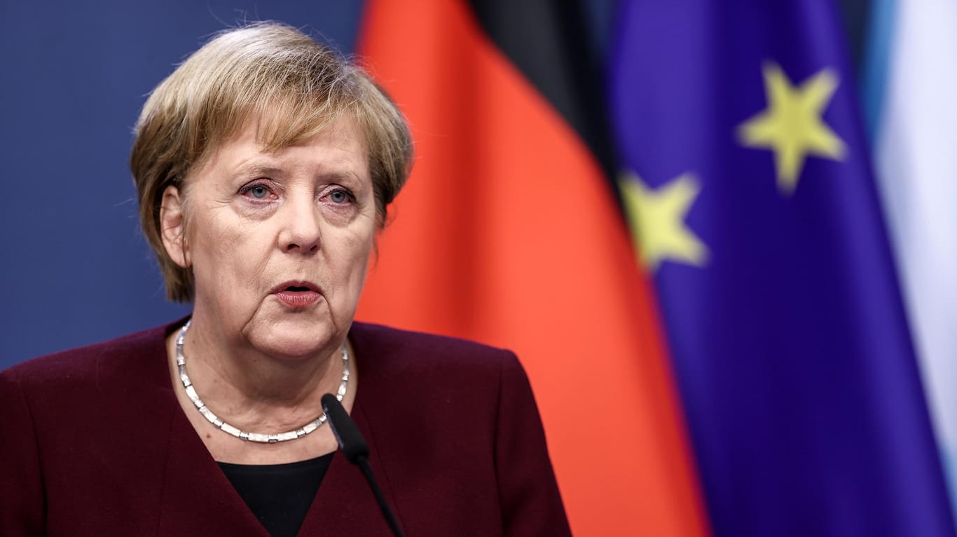 Kanzlerin Merkel: Die Absage des EU-Gipfels hält sie für eine "notwendige Botschaft".