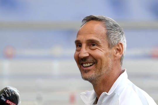 Will mit der Eintracht den glänzenden Saisonstart in Köln fortseten: Frankfurts Trainer Adi Hütter.