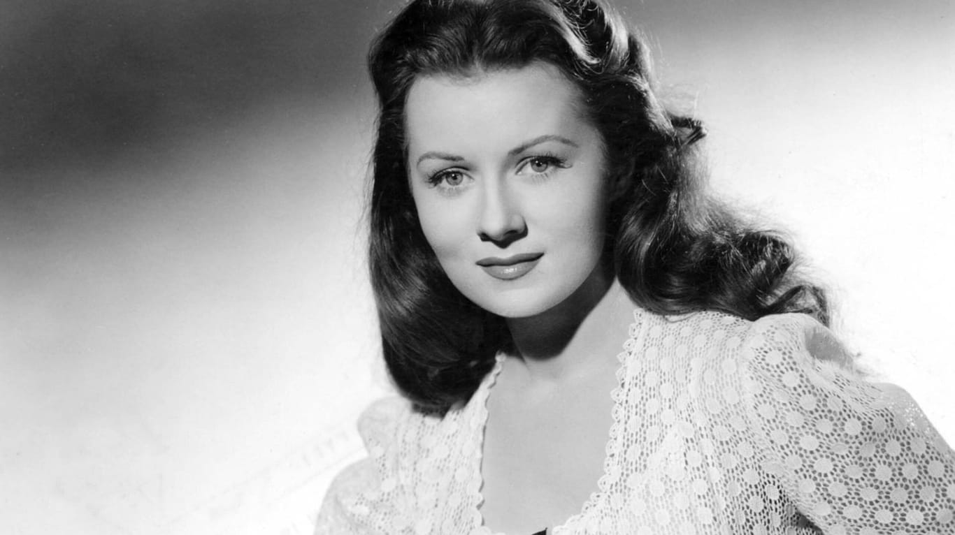Rhonda Flemming 1945: Damals war die Hollywood-Schauspielerin etwa 22 Jahre alt.