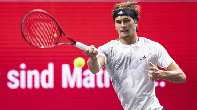 Der topgesetzte Alexander Zverev steht im Finale von Köln.