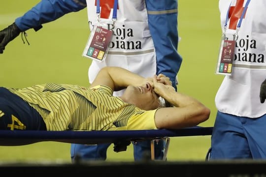 Leverkusens Kolumbianer Santiago Arias hatte sich gegen Venezuela schwer verletzt.