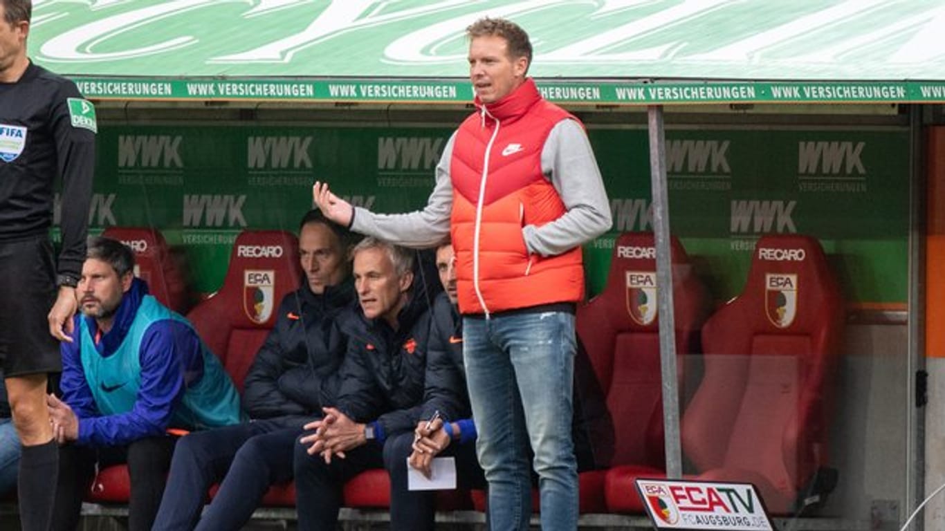 Will trotz Dreifach-Belastung nicht viel rotieren: Leipzig-Coach Julian Nagelsmann.