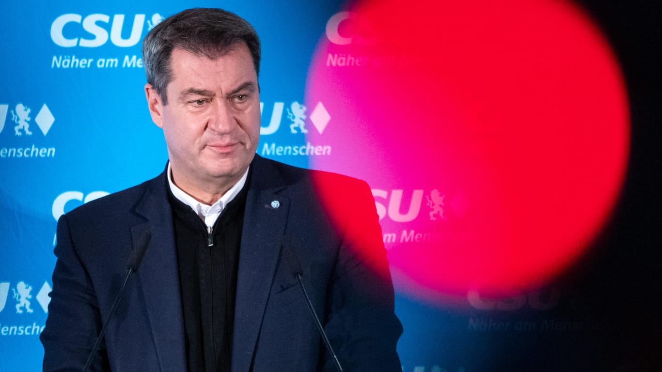 Markus Söder: Der CSU-Chef kritisiert die Pläne der Schwesterpartei für den Parteitag.