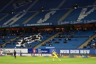 Nur 1000 statt 4500 Zuschauer dürfen beim HSV-Heimspiel gegen Aue ins Stadion.