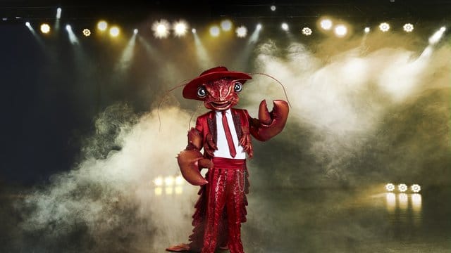 Die Figur "Der Hummer" aus der Prosieben-Show "The Masked Singer".