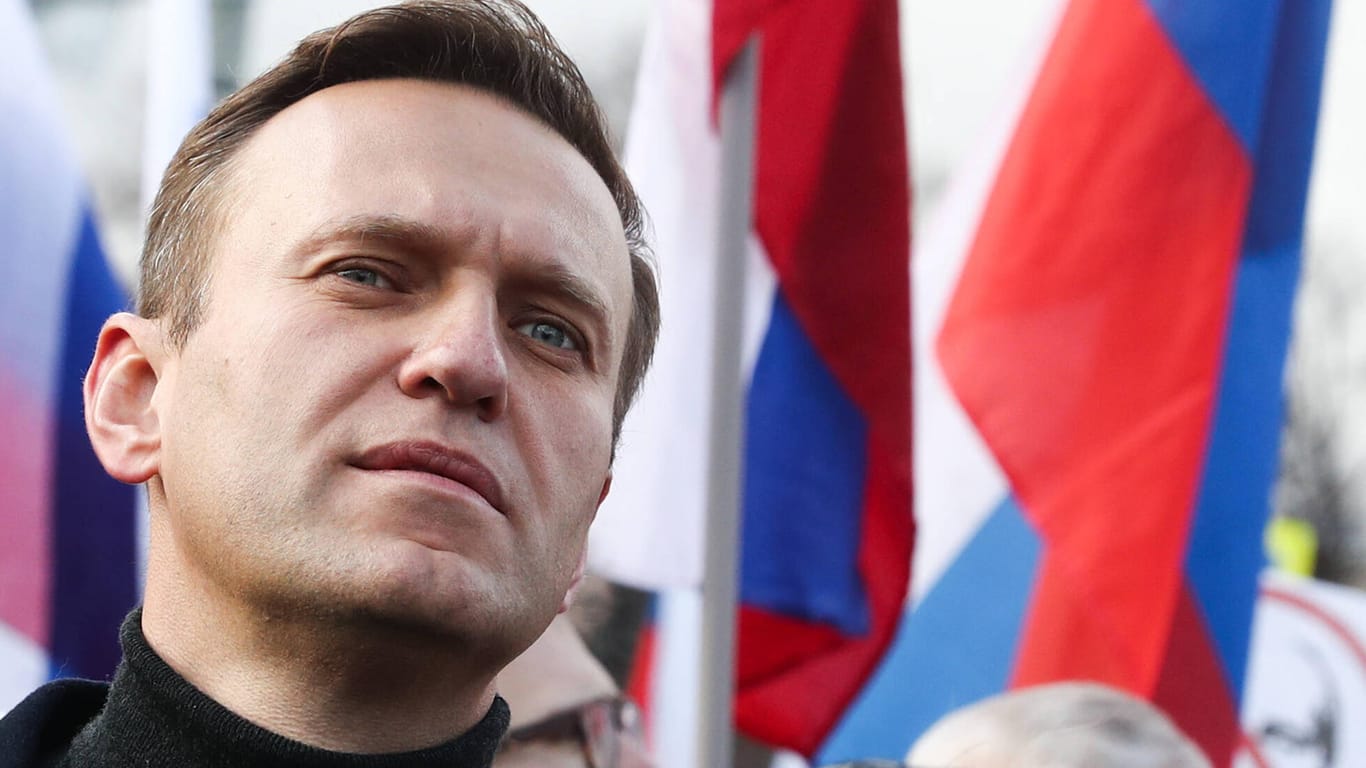 Russland: Der Kremkritiker Nawalny wünscht sich eine Stellungnahme des US-Präsidenten zum Einsatz von Nervengift. (Archivbild)