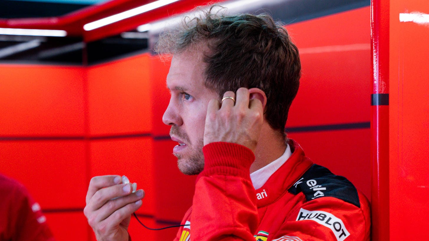 Sebastian Vettel: Der vierfache Weltmeister befindet sich in seinem letzten Vertragsjahr bei der Scuderia Ferrari.