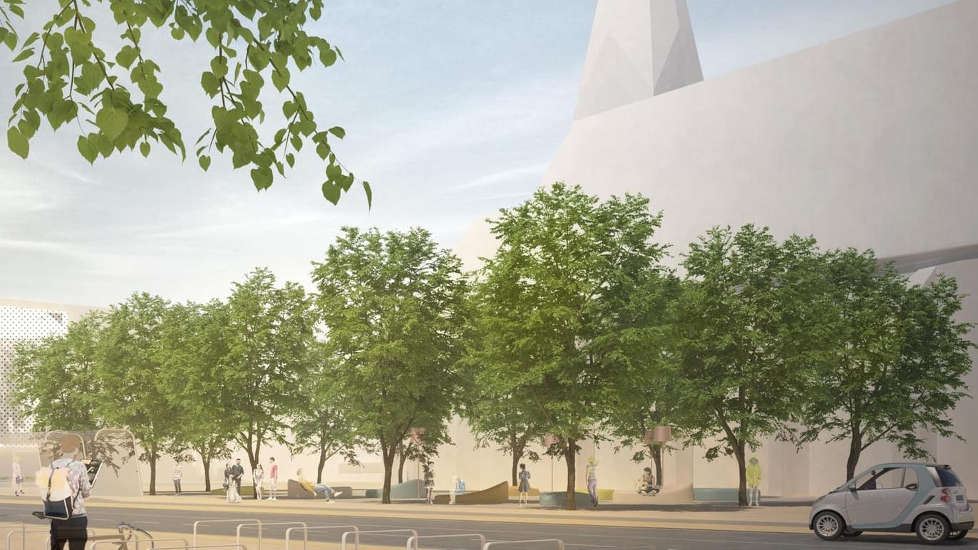Entwurf zur Umgestaltung des Leonhardsviertels: Das Quartier soll näher ans Zentrum rücken.