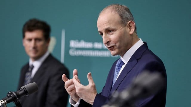 Irlands Premierminister Micheal Martin warnt vor einem schlimmen Winter. Irlands Premierminister Micheal Martin warnt vor einem schlimmen Winter.