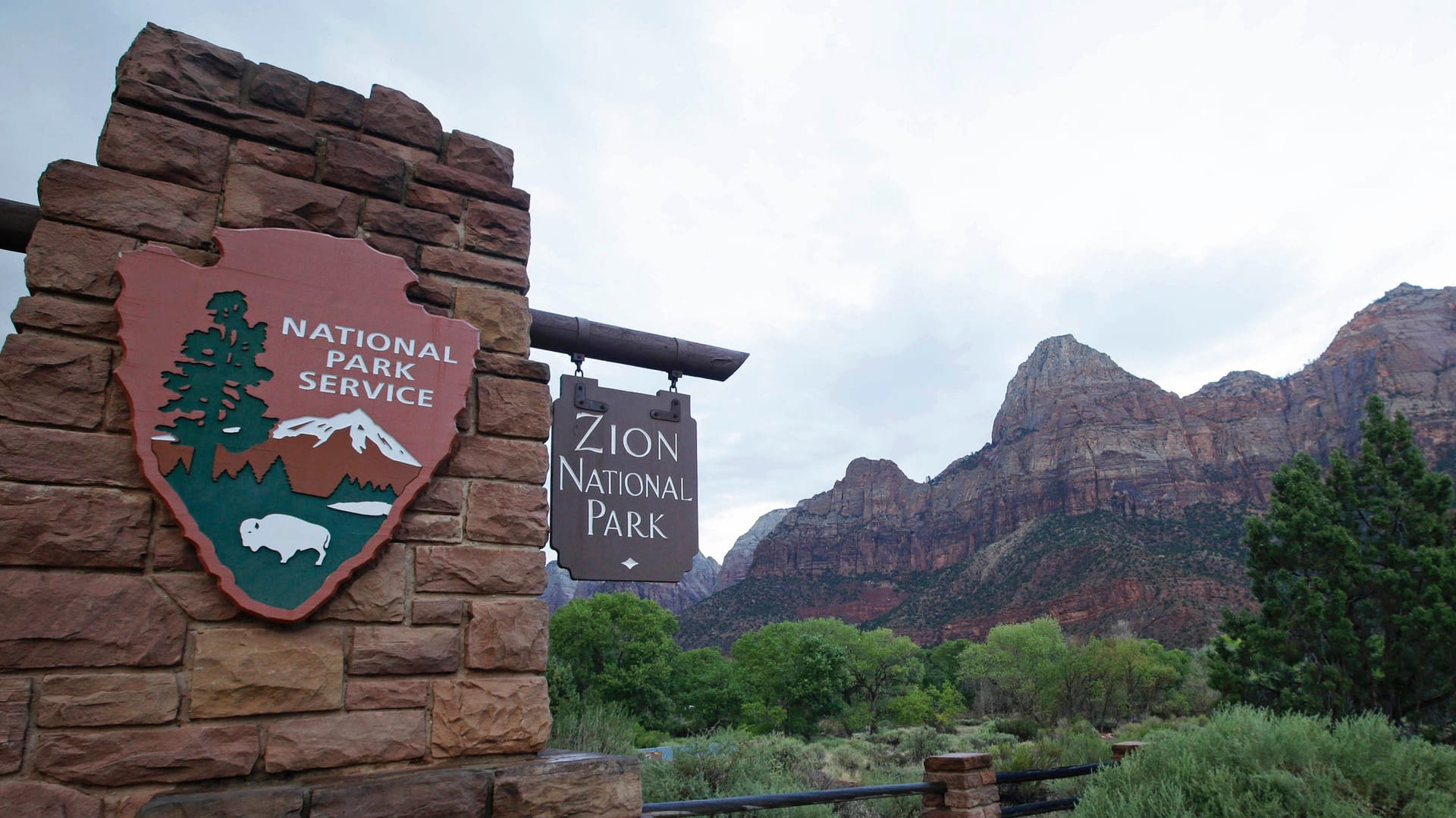 Zion-Nationalpark: Die Wanderin harrte an einer Wasserstelle aus.