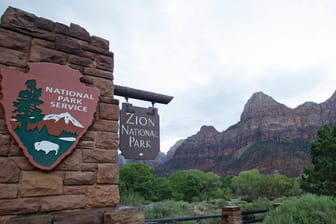 Zion-Nationalpark: Die Wanderin harrte an einer Wasserstelle aus.