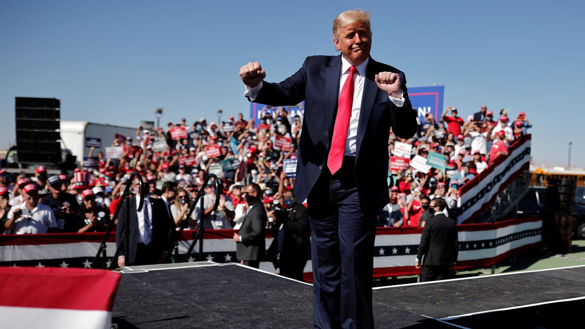 Donald Trump beim Wahlkampf in Arizona: Der Präsident hofft auf den 2016-Effekt.