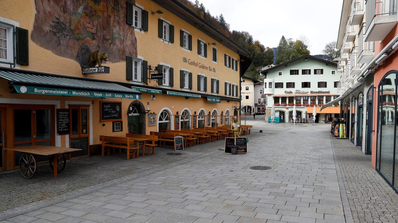 Berchtesgadener Land: Leere Straßen – die Menschen sollen zuhause bleiben.