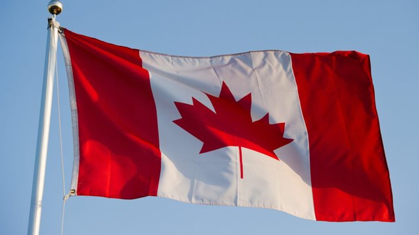 Die kanadische Flagge.