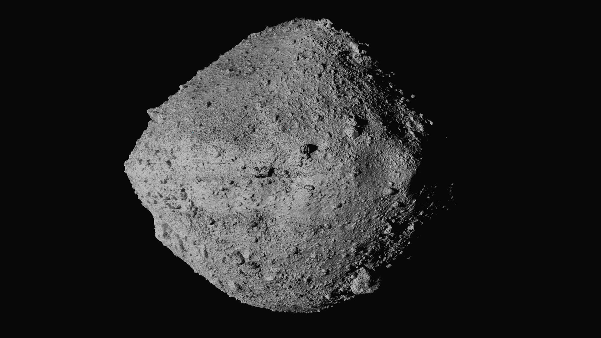 Das Bild zeigt den Asteroiden Bennu: Eine Sonde der Nasa konnte eine Probe entnehmen. Das Bild zeigt den Asteroiden Bennu: Eine Sonde der Nasa konnte eine Probe entnehmen.
