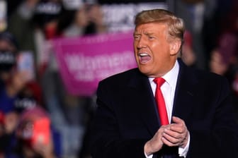 Donald Trump bei einem Auftritt in Pennsylvania: Wird der Präsident im TV-Duell wieder Chaos stiften?