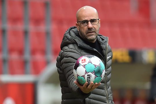 Leverkusens Trainer Peter Bosz trifft mit seinem Team auf OGC Nizza.