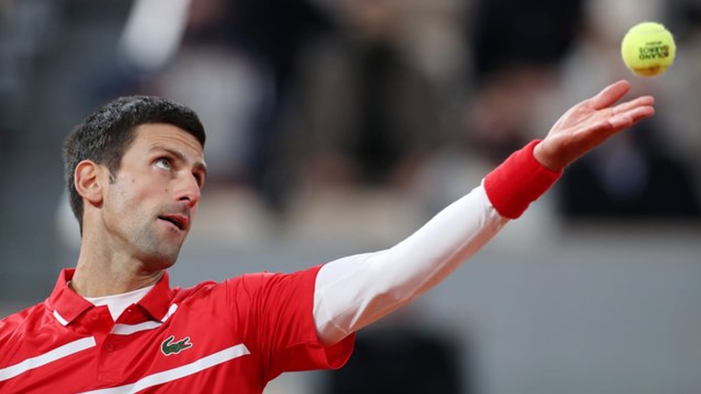Verzichtet auf einen Start beim Masters-Turnier in Paris: Novak Djokovic.