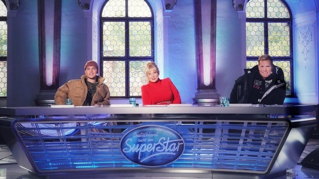 Die Jury von "Deutschland sucht den Superstar": Mike Singer (l-r), Maite Kelly und Dieter Bohlen. Die Jury von "Deutschland sucht den Superstar": Mike Singer (l-r), Maite Kelly und Dieter Bohlen.