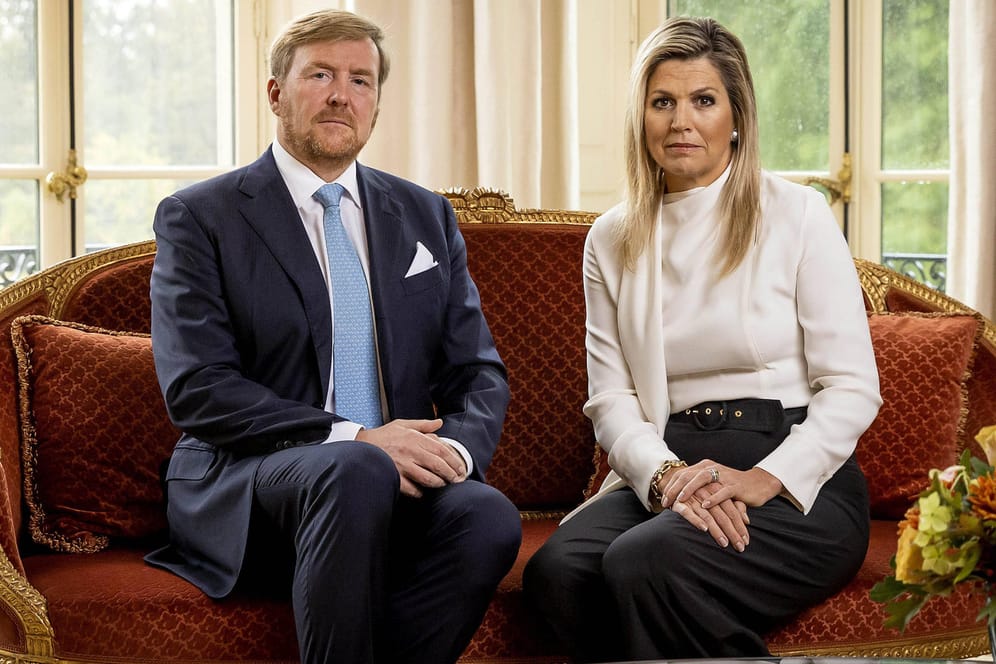 König Willem-Alexander und Königin Máxima: In einer Videobotschaft bitten sie das niederländische Volk um Entschuldigung.