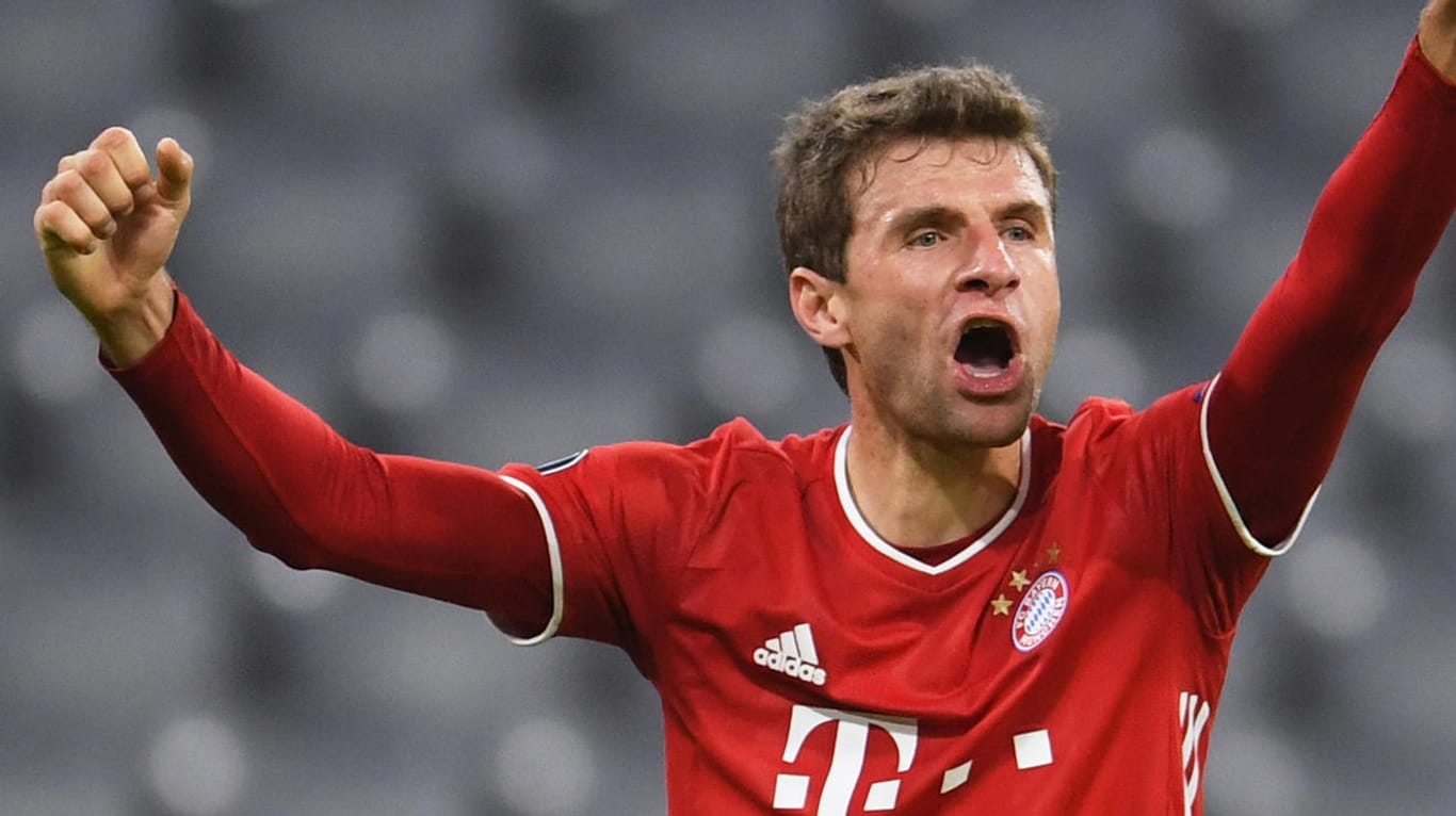 Thomas Müller: Dem Bayern-Star kam in der CL-Partie gegen Atletico ein flapsiger Spruch über die Lippen.