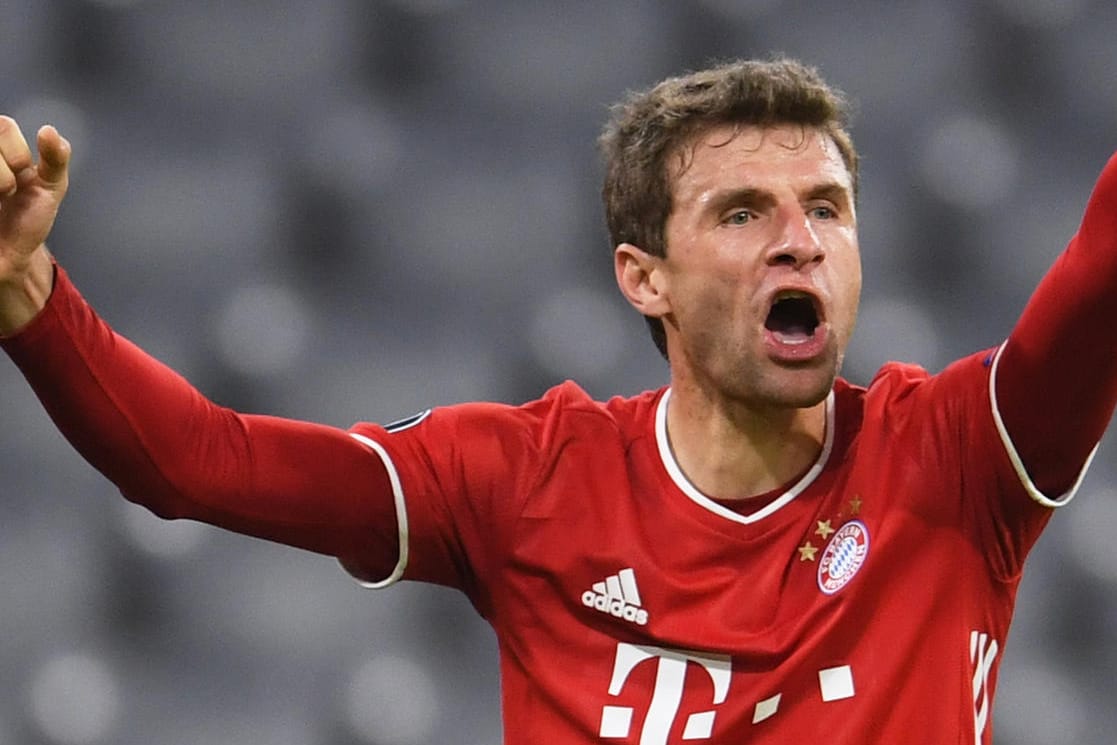 Thomas Müller: Dem Bayern-Star kam in der CL-Partie gegen Atletico ein flapsiger Spruch über die Lippen.