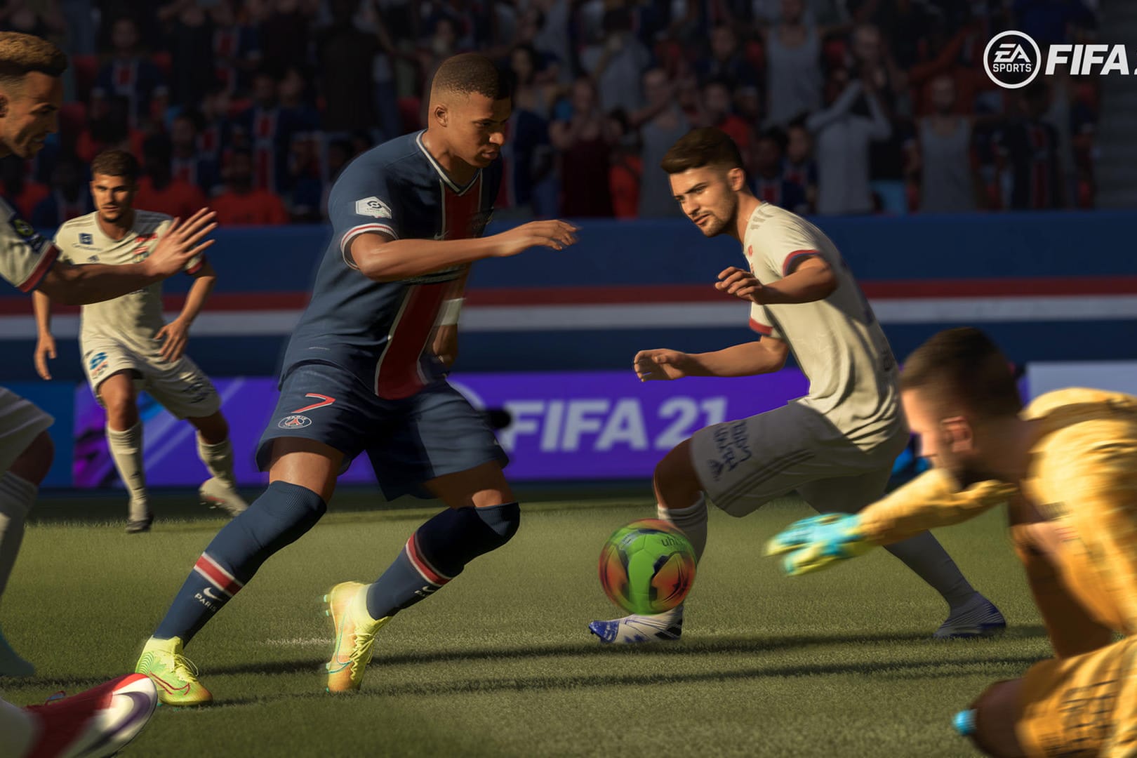 Szene aus dem Spiel "Fifa 21": Der Fußball-Klassiker bekommt jedes Jahr ein Update.