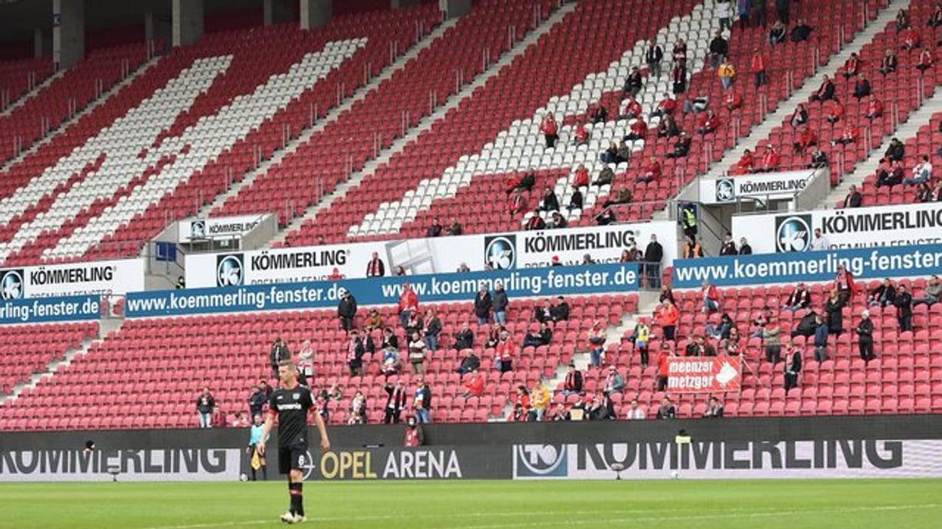Der FSV Mainz 05 darf derzeit nur vor 100 Fans spielen.