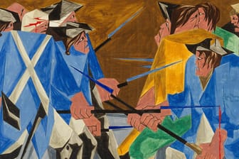 Eins von 30 Gemälden aus der Serie "Struggle: From the History of the American People" des US-Künstlers Jacob Lawrence (1917-2000).