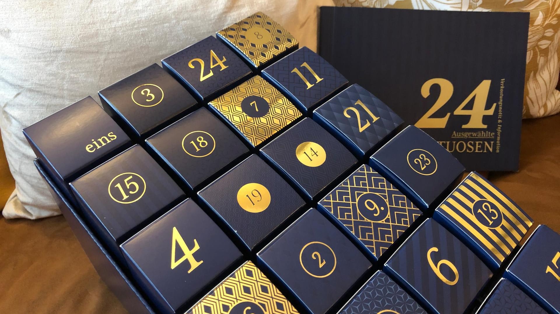 Der Premium-Spirituosen-Adventskalender 2020 von Amazon enthält Rum, Whisky und Gin aus der ganzen Welt.