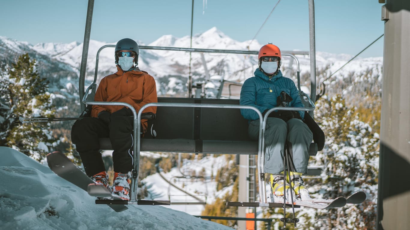 Wintersport in der Corona-Krise: Für den Urlaub wünschen sich viele Befragte ein Hygienekonzept.