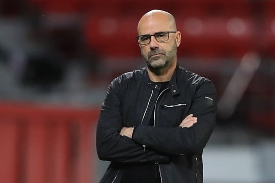 Hatte allen Grund zur Freude, reagierte aber auf eine Frage gereizt: Leverkusen-Trainer Peter Bosz.