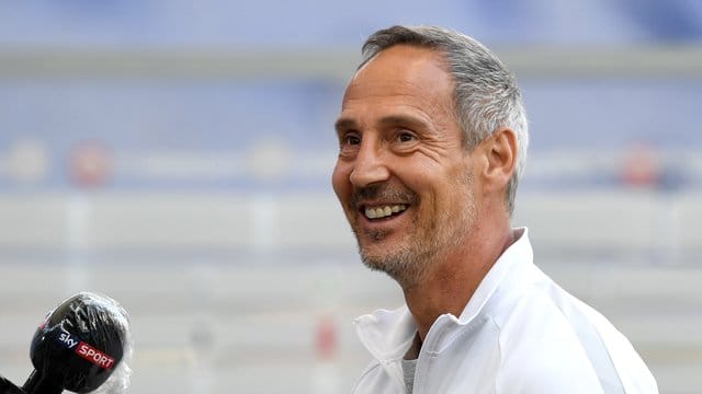 Eintracht Frankfurts Cheftrainer, Adi Hütter.