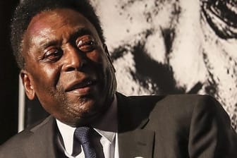 Die brasilianische Fußball-Legende Edson Arantes do Nascimento alias Pele.