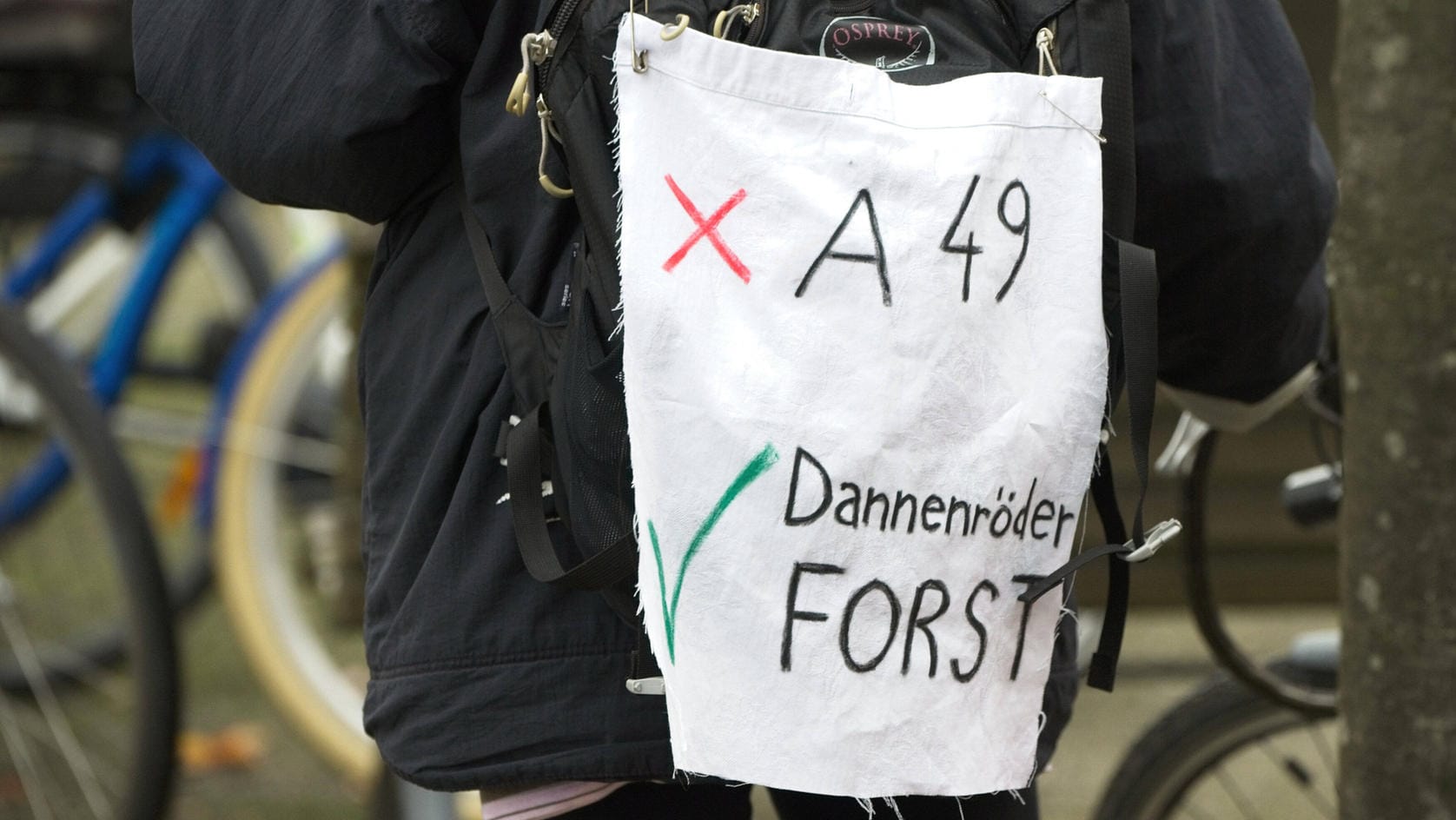 Nein zur A49, Ja zum Dannenröder Forst: Dafür demonstriert Fridays for Future in Bonn. Nein zur A49, Ja zum Dannenröder Forst: Dafür demonstriert Fridays for Future in Bonn.
