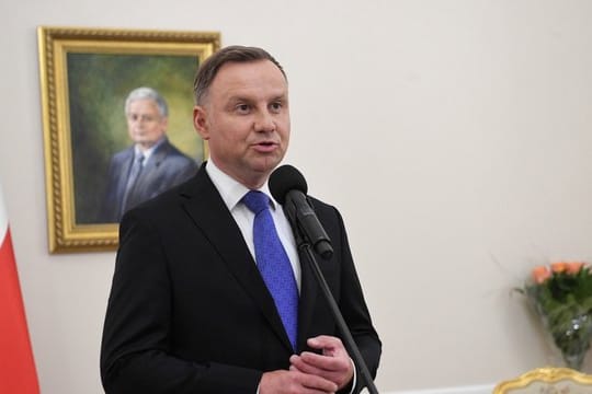 Polens Präsident Andrzej Duda auf einem Archivfoto.