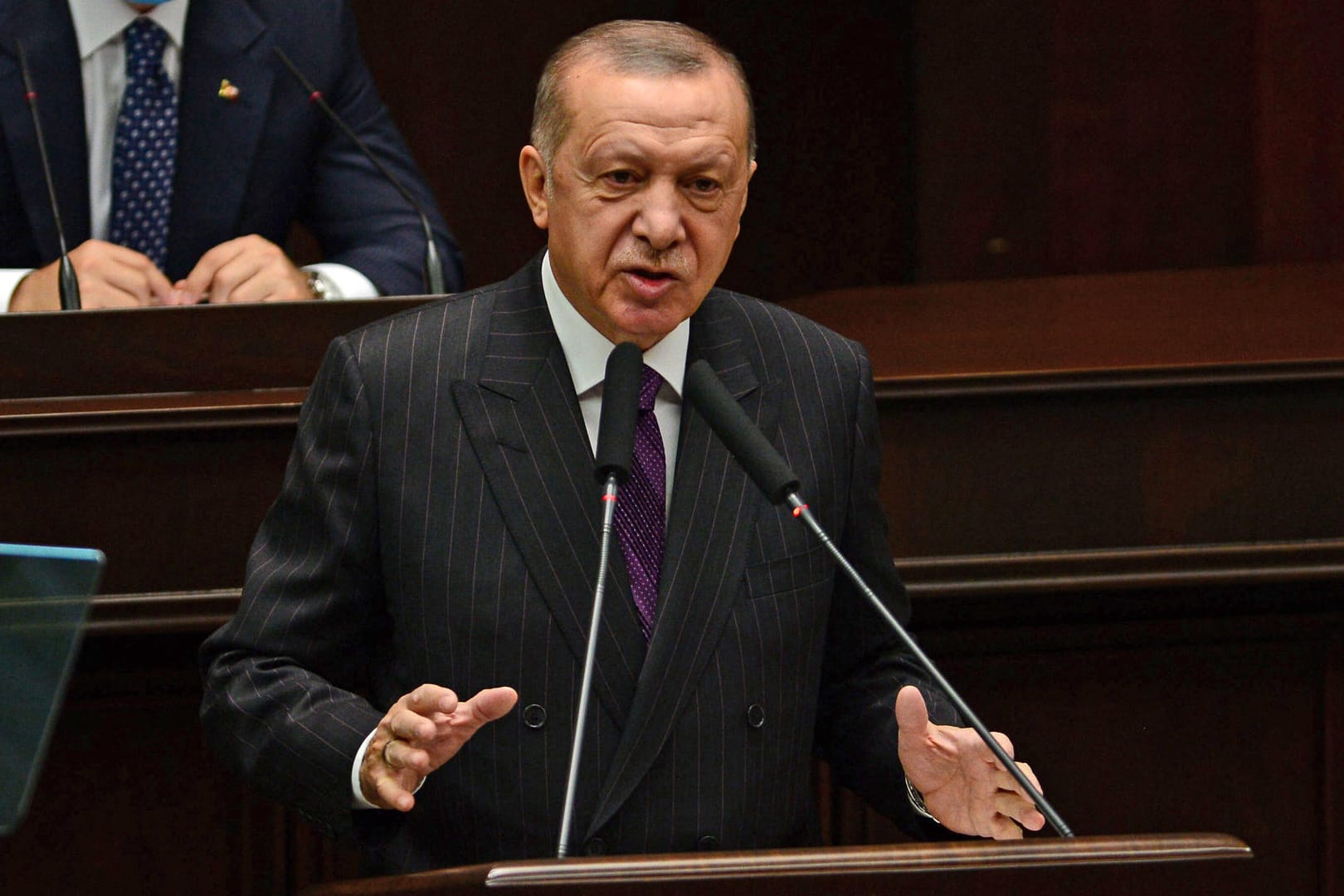 Präsident Erdogan: Ein Polizeieinsatz am Mittwoch in einer Berliner Moschee habe "die Religionsfreiheit völlig missachtet, so das türkische Staatsoberhaupt.