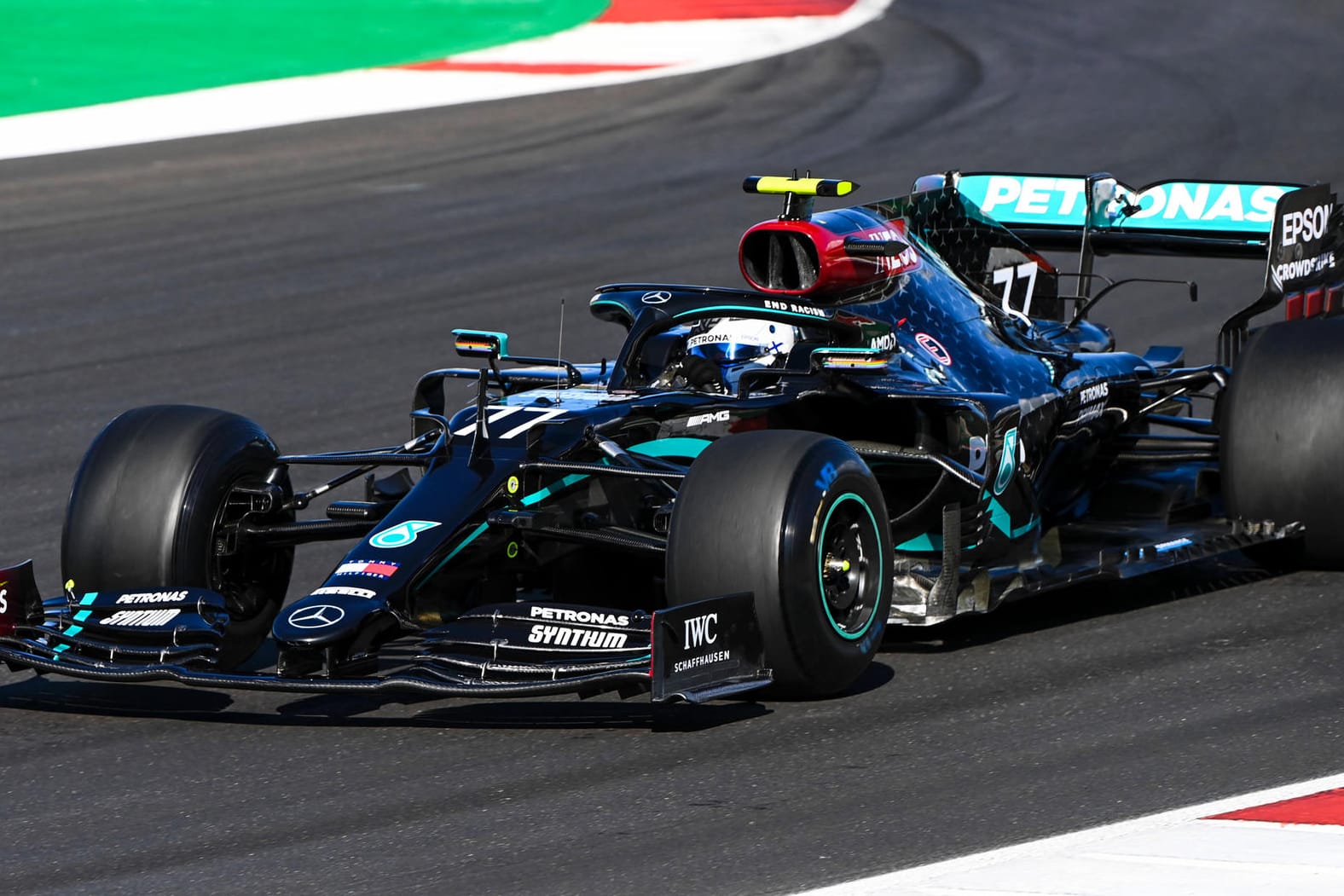 Valtteri Bottas: Der Finne im Dienste von Mercedes verpasste knapp die Pole.