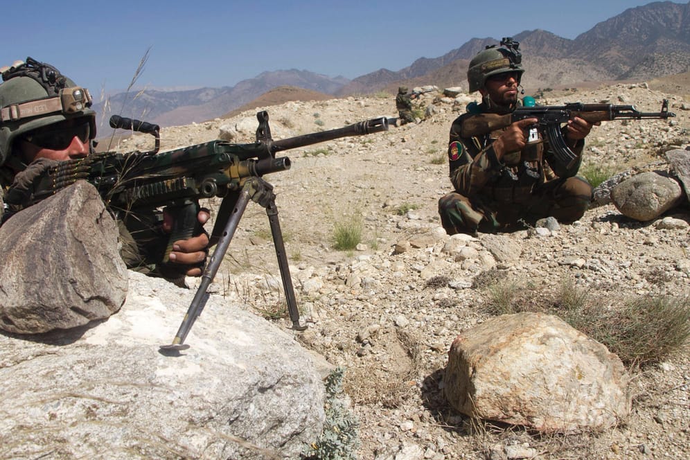 Afghanische Soldaten: Bei einem Einsatz wurde jetzt ein ranghohes Al-Kaida-Mitglied getötet.