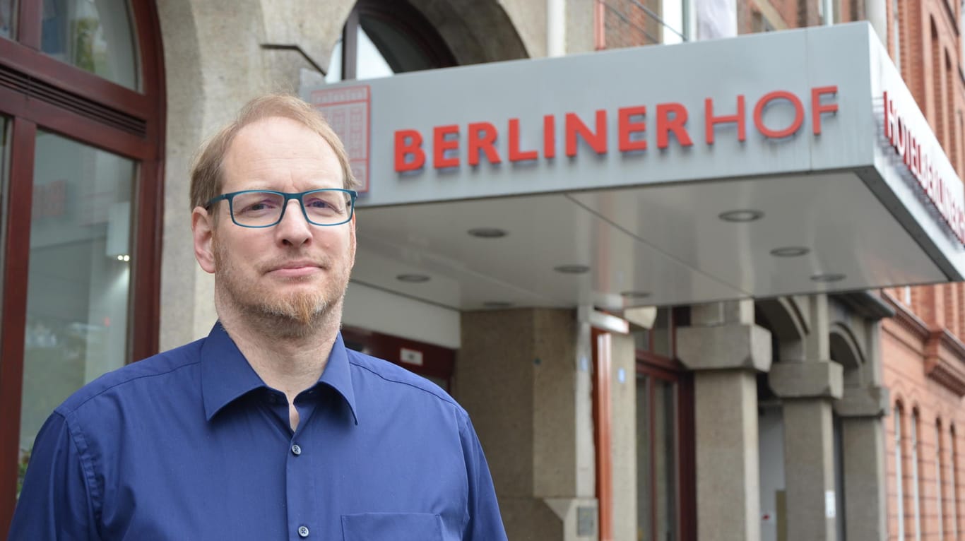Peter Böhm: Der Direktor des Hotels Berliner Hof blickt mit Sorgen in die Zukunft.