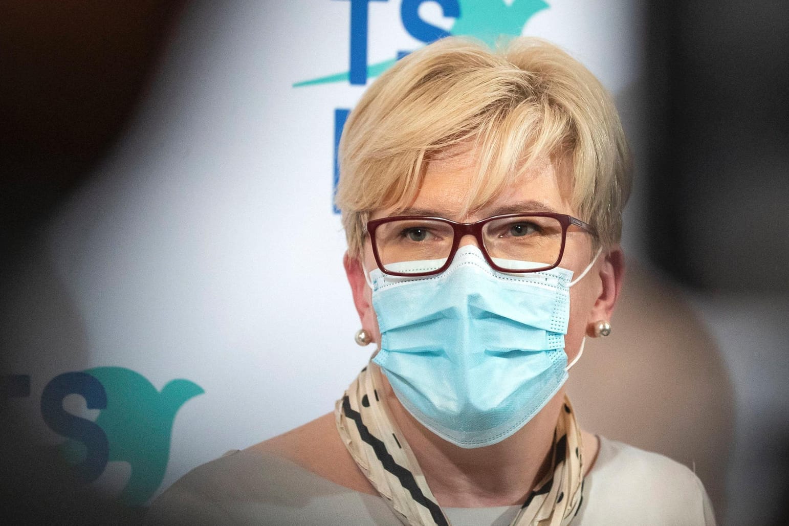 Ingrida Simonyte: Die Ex-Finanzministerin und Spitzenkandidatin der Vaterlandsunion hat Grund zur Freude.