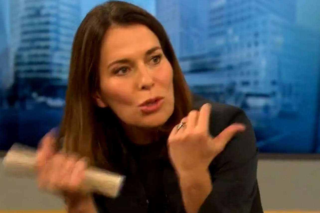 Moderatorin Anne Will im Studio: In ihrer Sendung drehte sich alles um die zweite Welle der Corona-Pandemie.