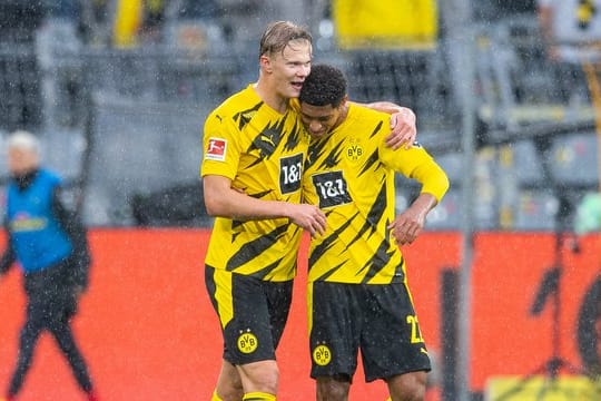Der Dortmunder Jude Bellingham (r) möchte sich in die Geschichtsbücher eintragen.