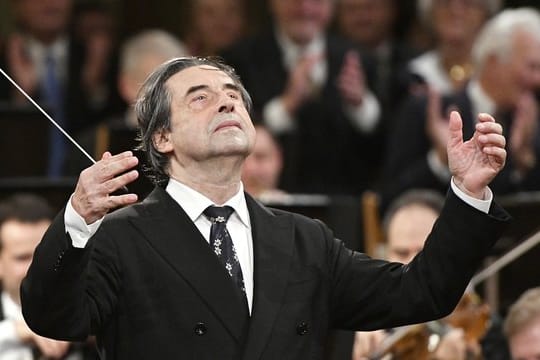 Riccardo Muti beim Neujahrskonzert 2018 der Wiener Philharmoniker.