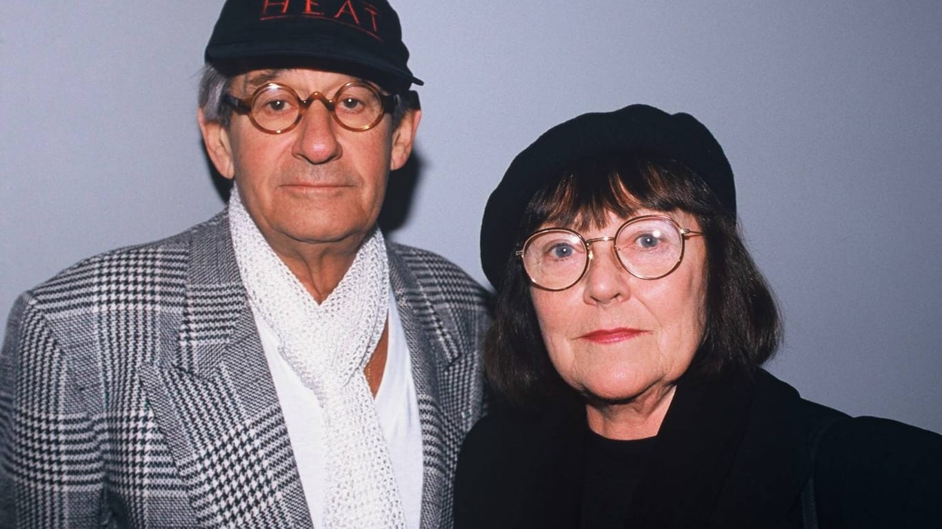 Helmut Newton und seine Frau Juni im Jahr 1998.