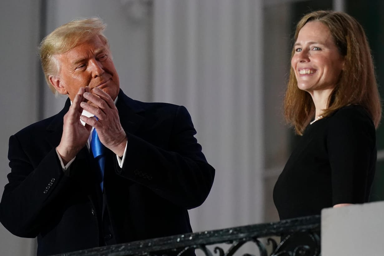 Donald Trump, Amy Coney Barrett: Ein Triumph kurz vor der Wahl.