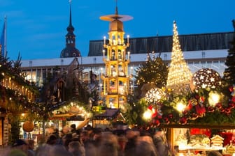 Der Striezelmarkt in Dresden soll stattfinden.
