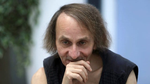 Michel Houellebecq 2014 in Madrid bei der Vorstellung des Films "The Kidnapping of Michel Houllebecq". Michel Houellebecq 2014 in Madrid bei der Vorstellung des Films "The Kidnapping of Michel Houllebecq".